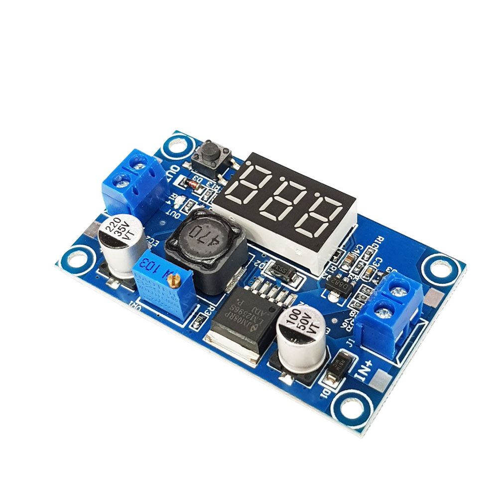 Mạch Giảm Áp DC LM2596 có hiển thị