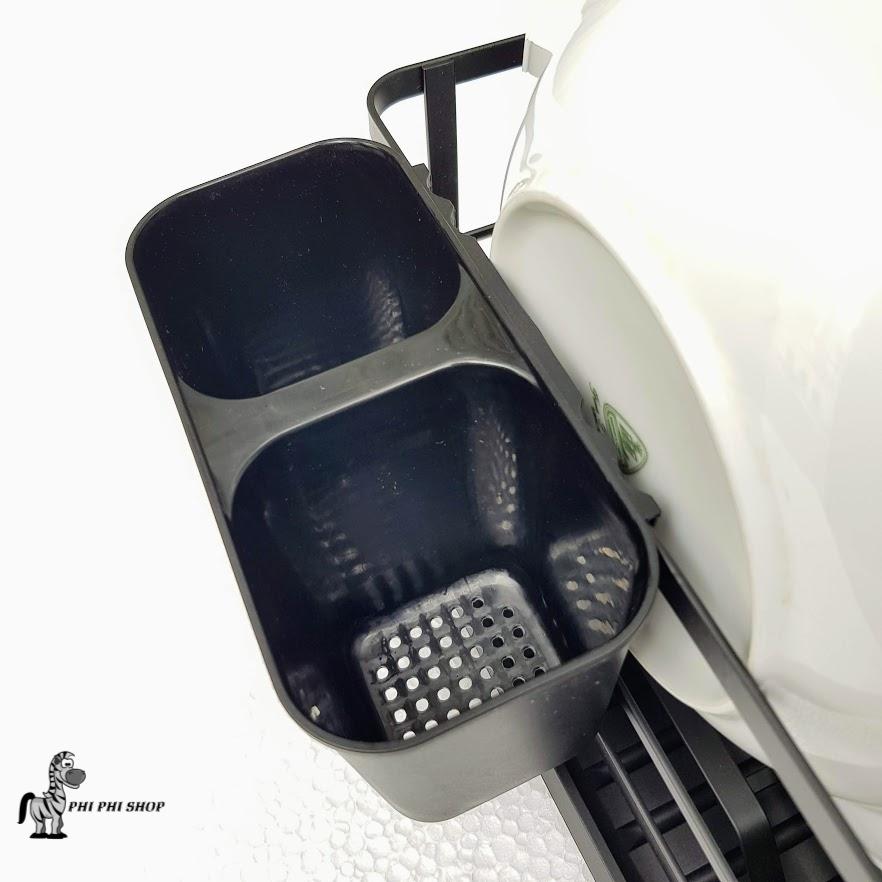 Kệ úp chén dĩa Lock&Lock bằng sắt sơn tĩnh điện LWR138BLK