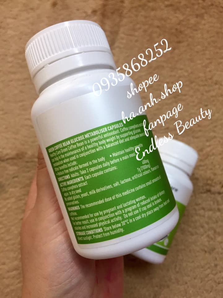Healthy Care GREEN COFFEE BEAN 60 VIÊN