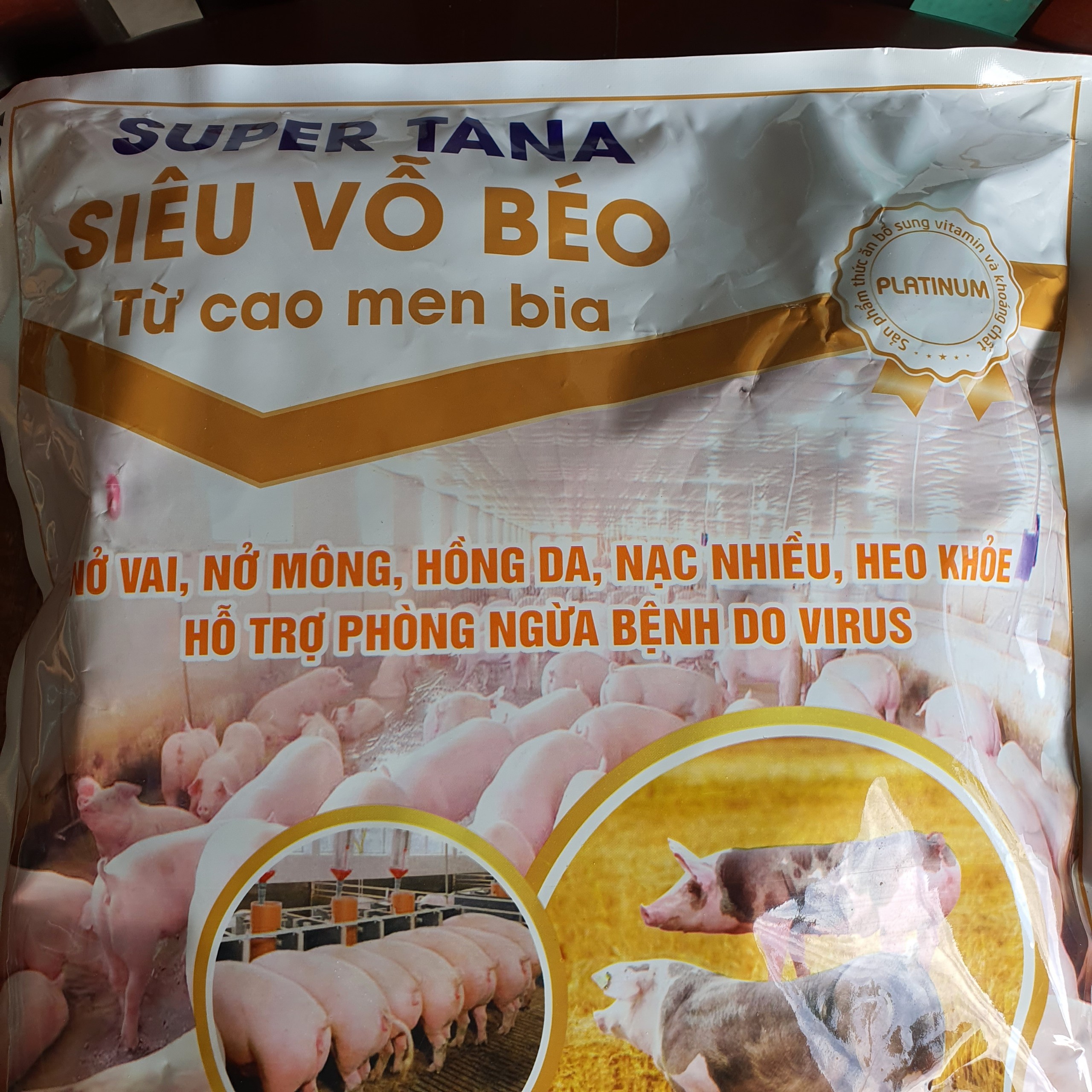 VỖ BÉO CHO HEO SUPER TANA 1kg
