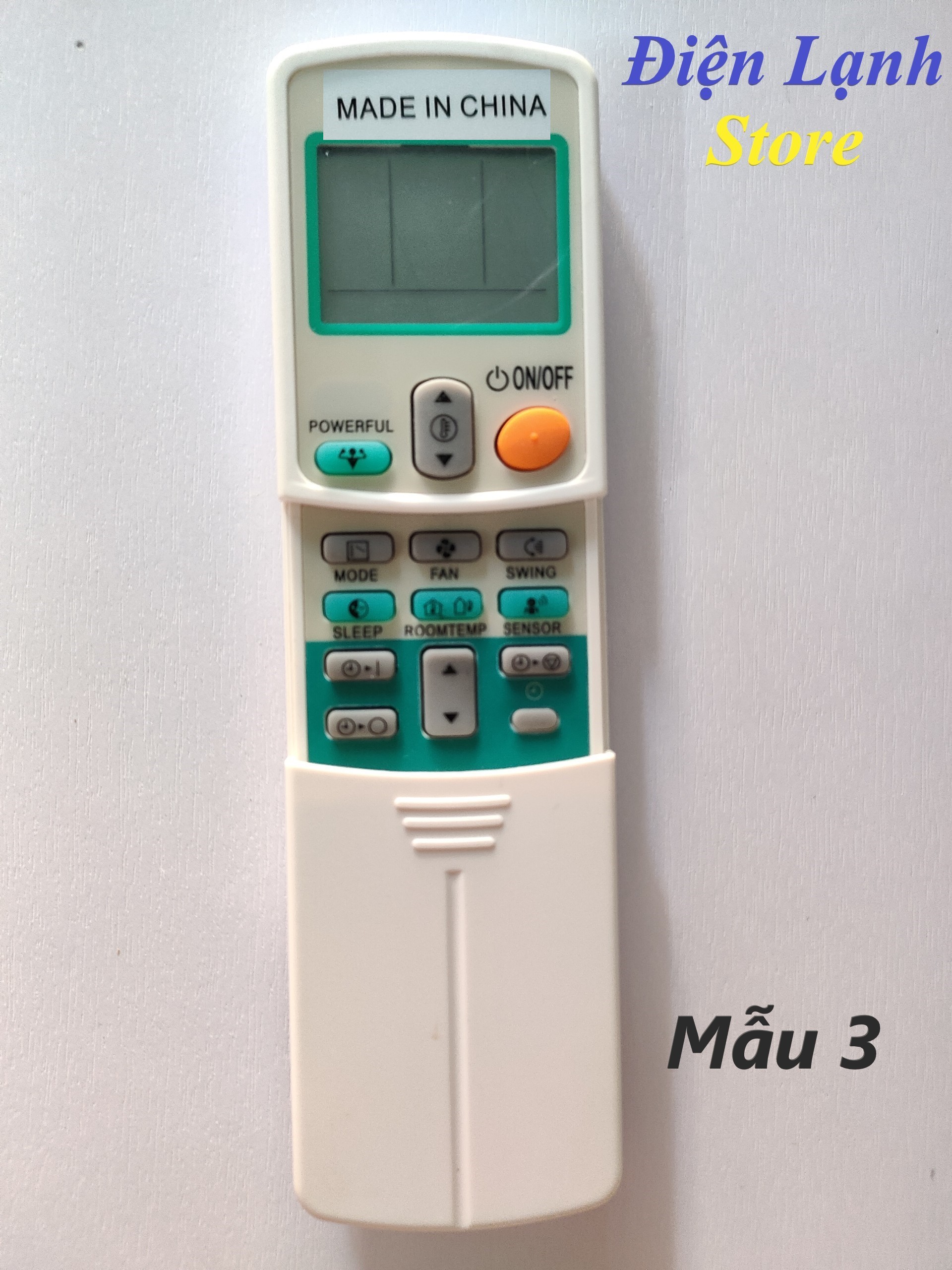 Remote máy lạnh Đai King các loại. (tặng kèm cặp pin).