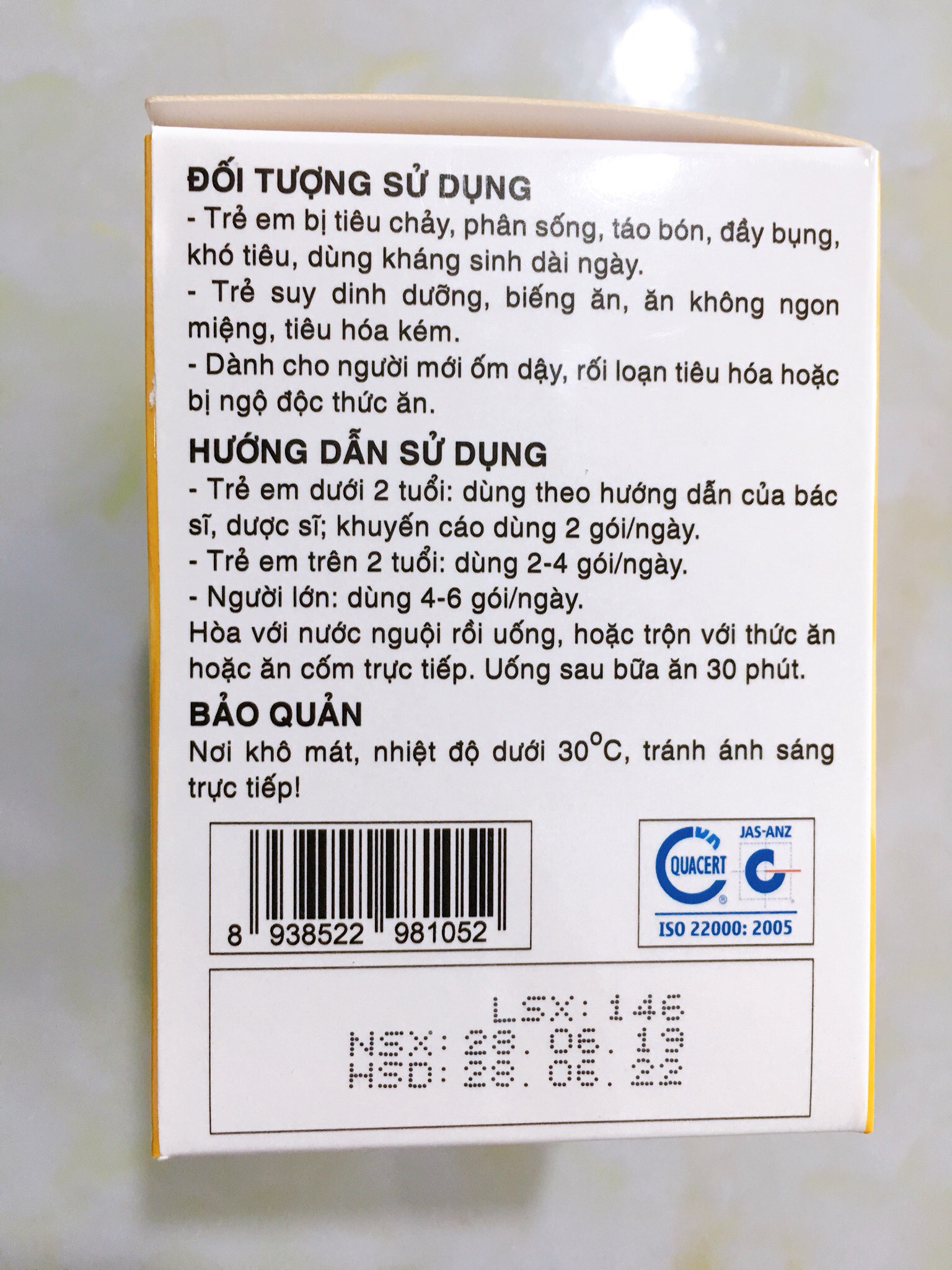 Thực phẩm chức năng Lactsanfo
