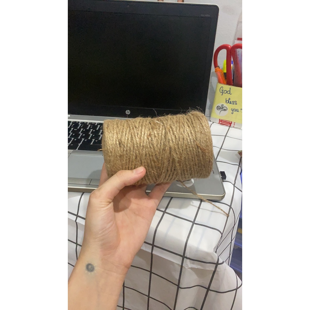 Cuộn dây thừng trang trí làm đồ handmade, túi giấy