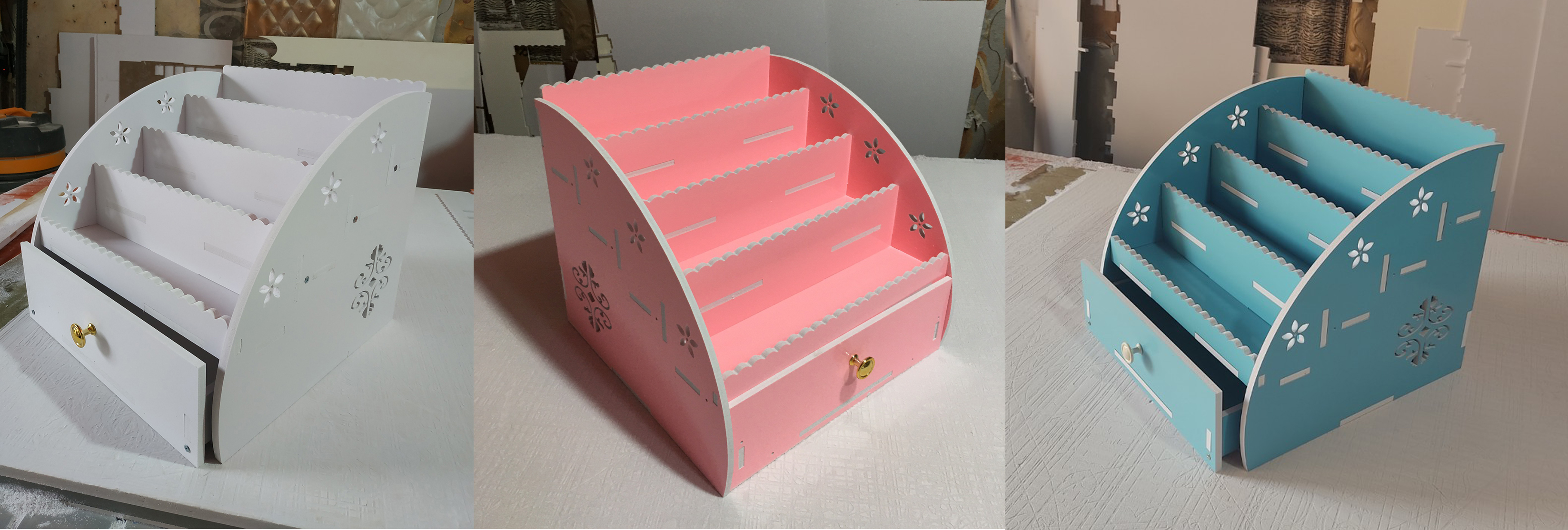 Kệ đựng sơn Nail có ngăn kéo (size nhỏ)
