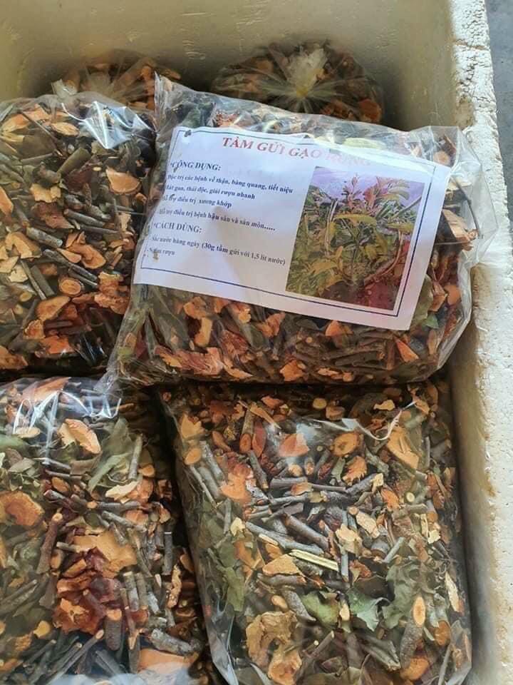1 kg Tầm Gửi Gạo Tía Đã Phơi Khô