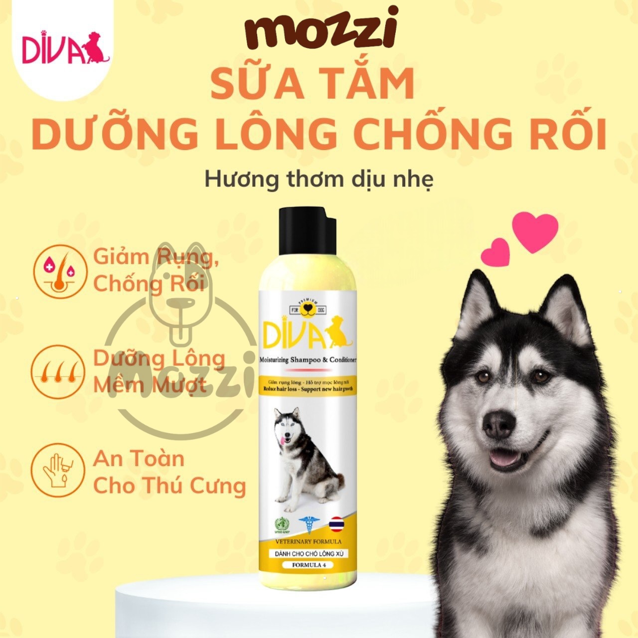 Sữa tắm Diva Chai 400ml cho chó mèo