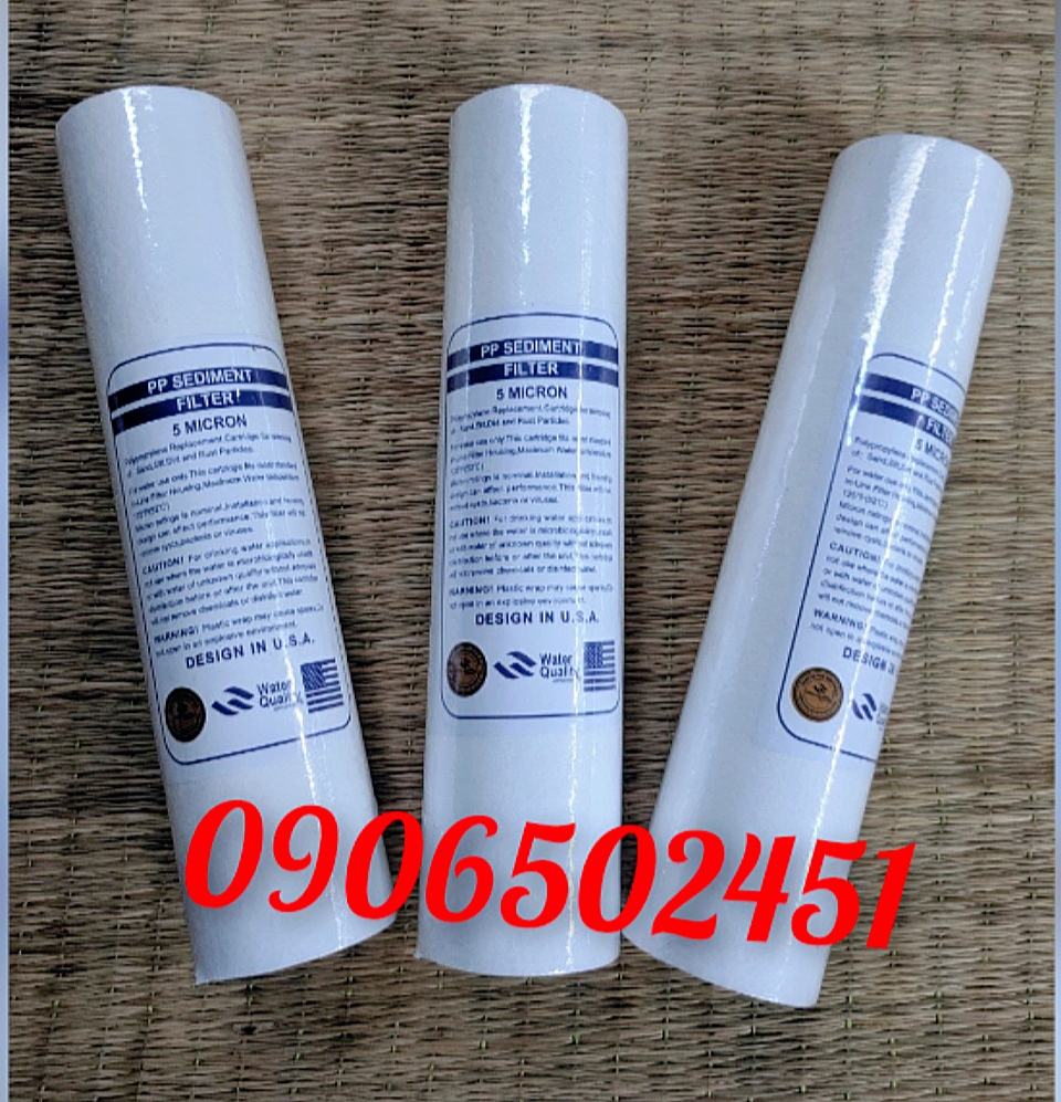 [HCM]Bộ 10 lõi  lọc nước số 1 PP 10inch