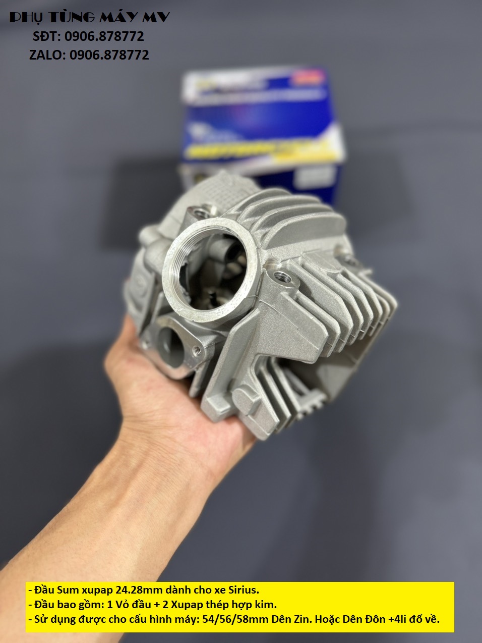 Đầu Sum Sirius 24.28 dành cho xe Sirius