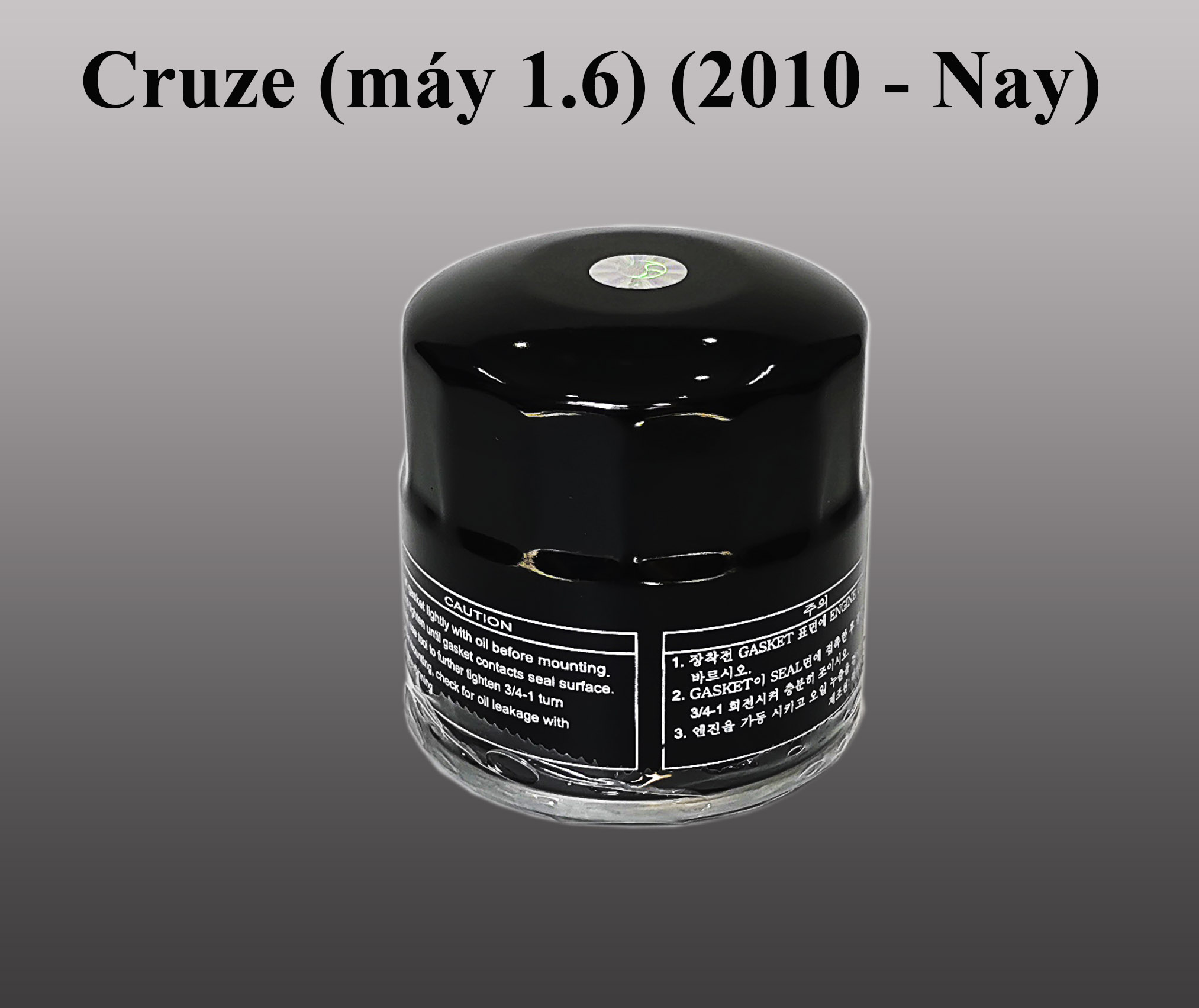 Lọc nhớt Cruze (máy 1.6) (2010 - Nay)