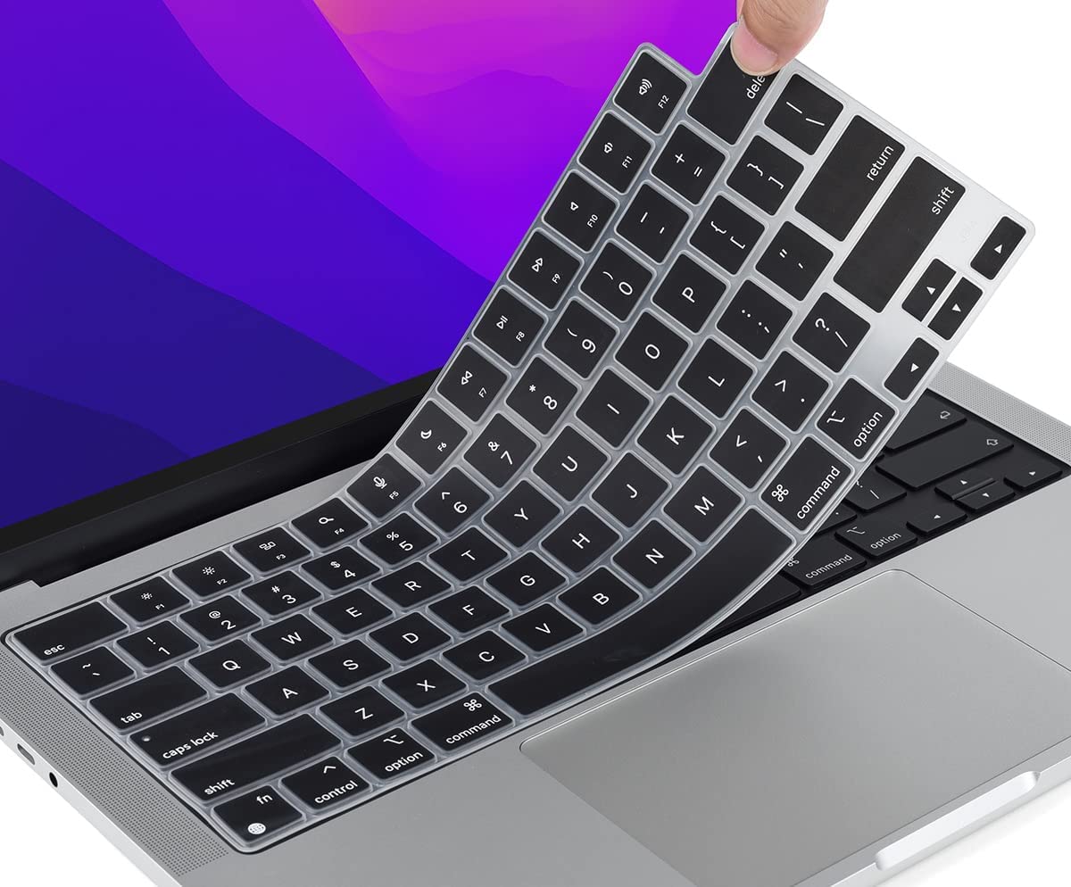 Phủ bàn phím Silicon cho Macbook Pro 14"/16" - Chip M1 M2 M3 ( năm 2021-2024 )