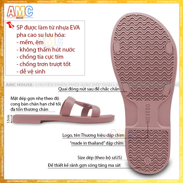 Dép Nữ Thái Lan MONOBO - Moniga 913