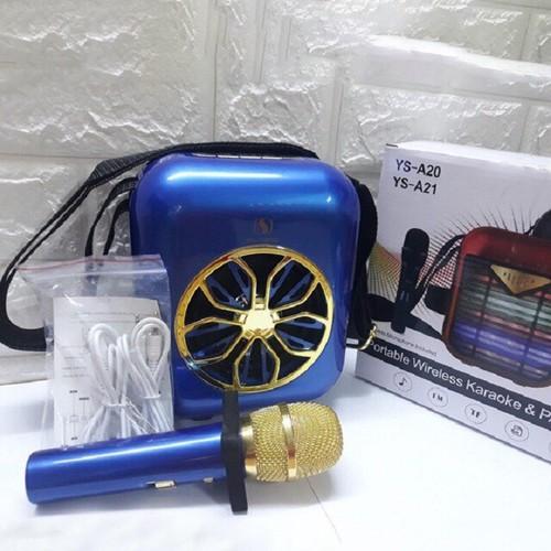 [HCM]Loa karaoke mini YS-A20 tặng micro không dây - Loa YS-A20