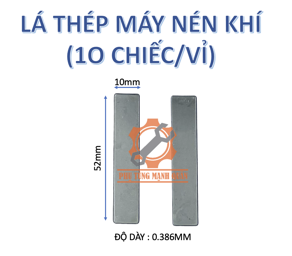 Lá thép máy nén khí sô 1-số 2- sô 3-số 5- số 9 - ms9 - zin