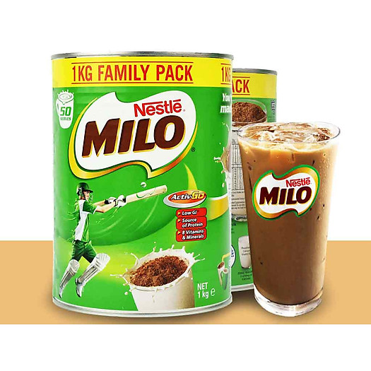 Sữa bột Milo ÚC 1kg - Tăng trưởng chiều cao cho bé (Date mới nhất)