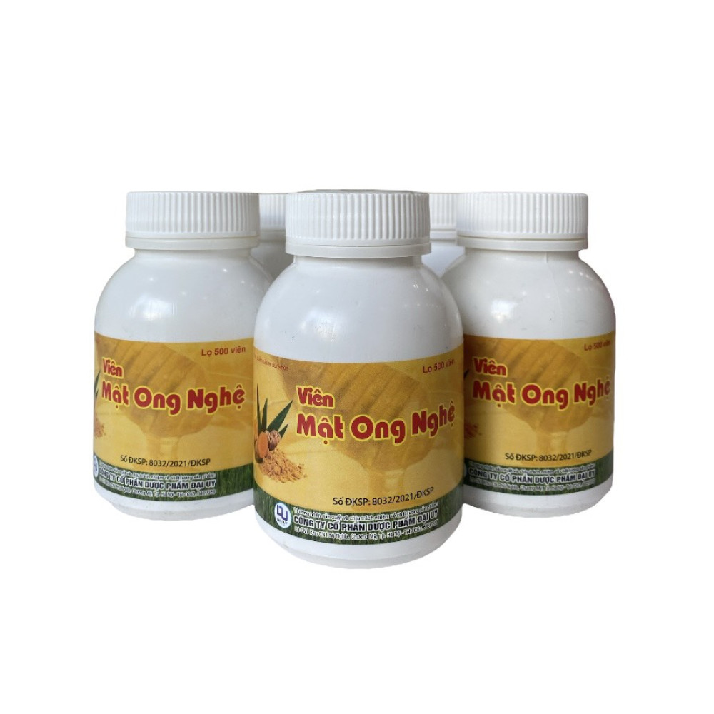 Viên Nghệ mật ong Chai 500 viên