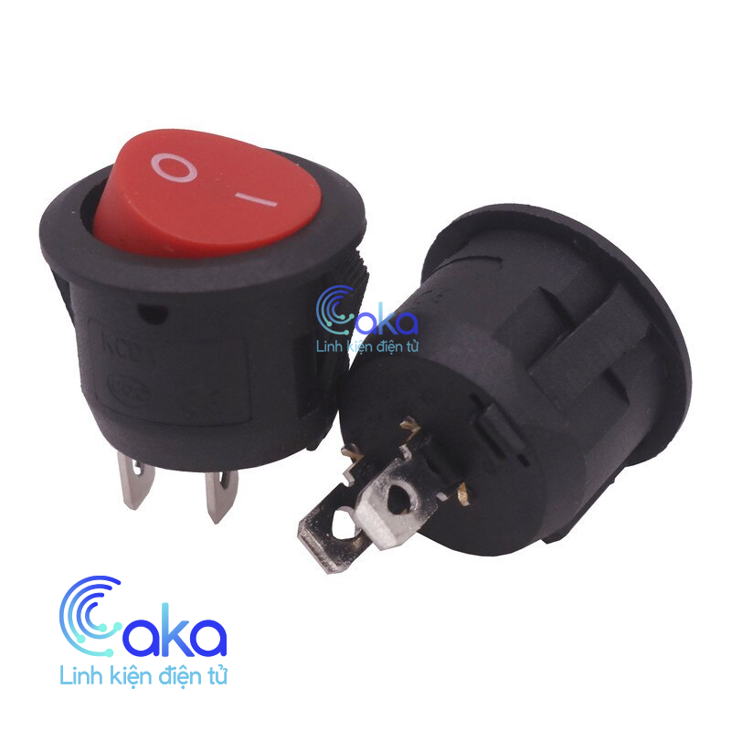 Công Tắc Bập Bênh 6A KCD1-105 Có Đèn Báo Sáng ON OFF 250V