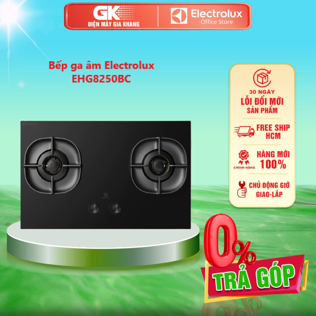 Bếp ga âm electrolux ehg8250bc - giao toàn quốc - freeship hcm