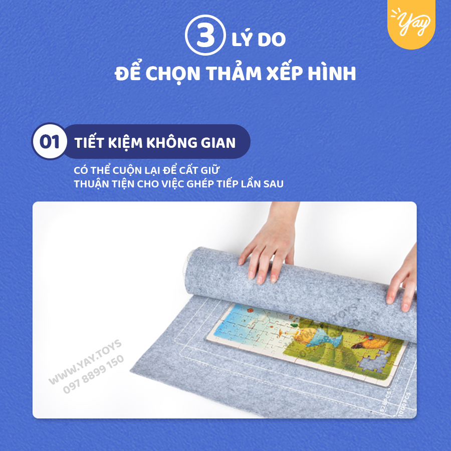 Thảm Xếp Hình - Puzzle Mat - Mideer
