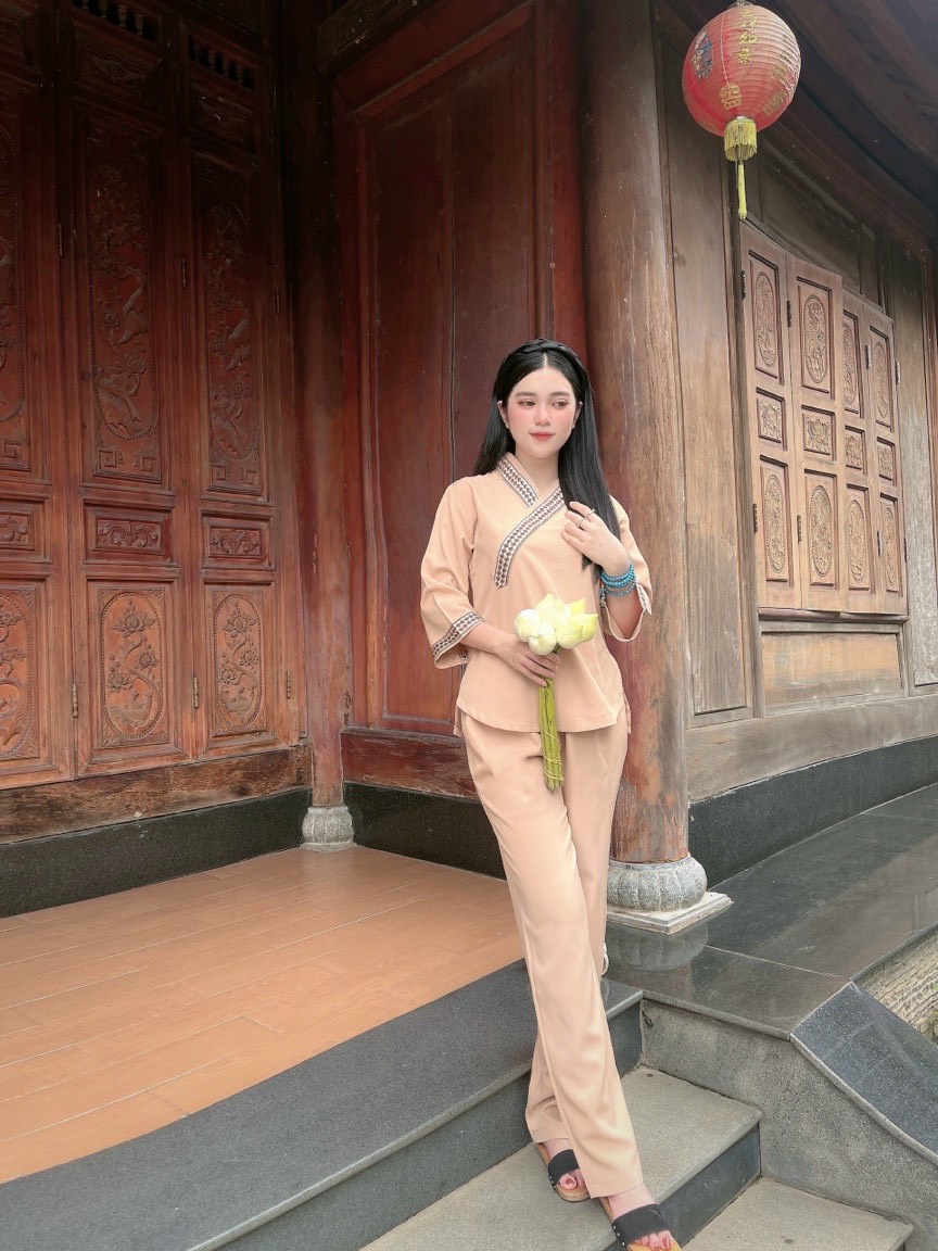 ĐỒ LAM ĐI CHÙA, ĐỒ THỜI TRANG,ĐỒ LAM THIẾT KẾ