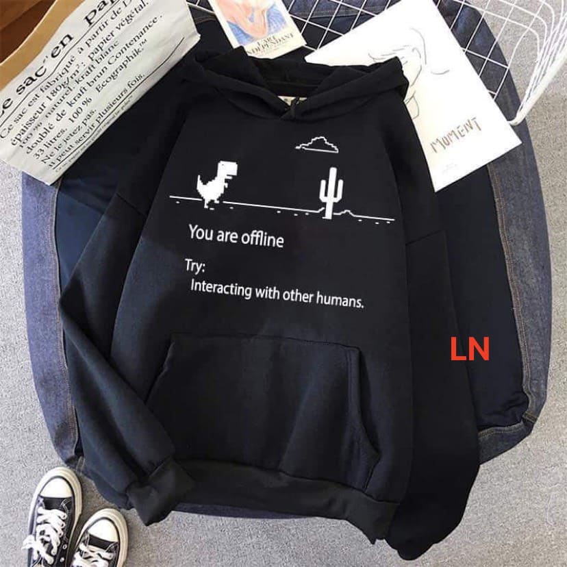 Áo hoodie khủng long - LN5545