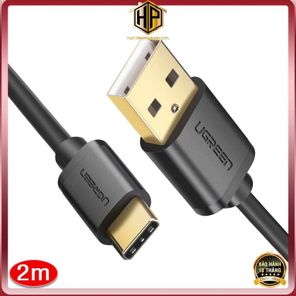 Ugreen 30161 - cáp usb type c to usb 2.0 dài 2m chính hãng