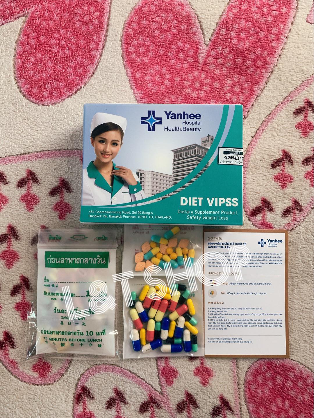 Giảm Cân DIET VIPSS Yanhee giảm mạnh [ Liệu Trình 2 tuần ]