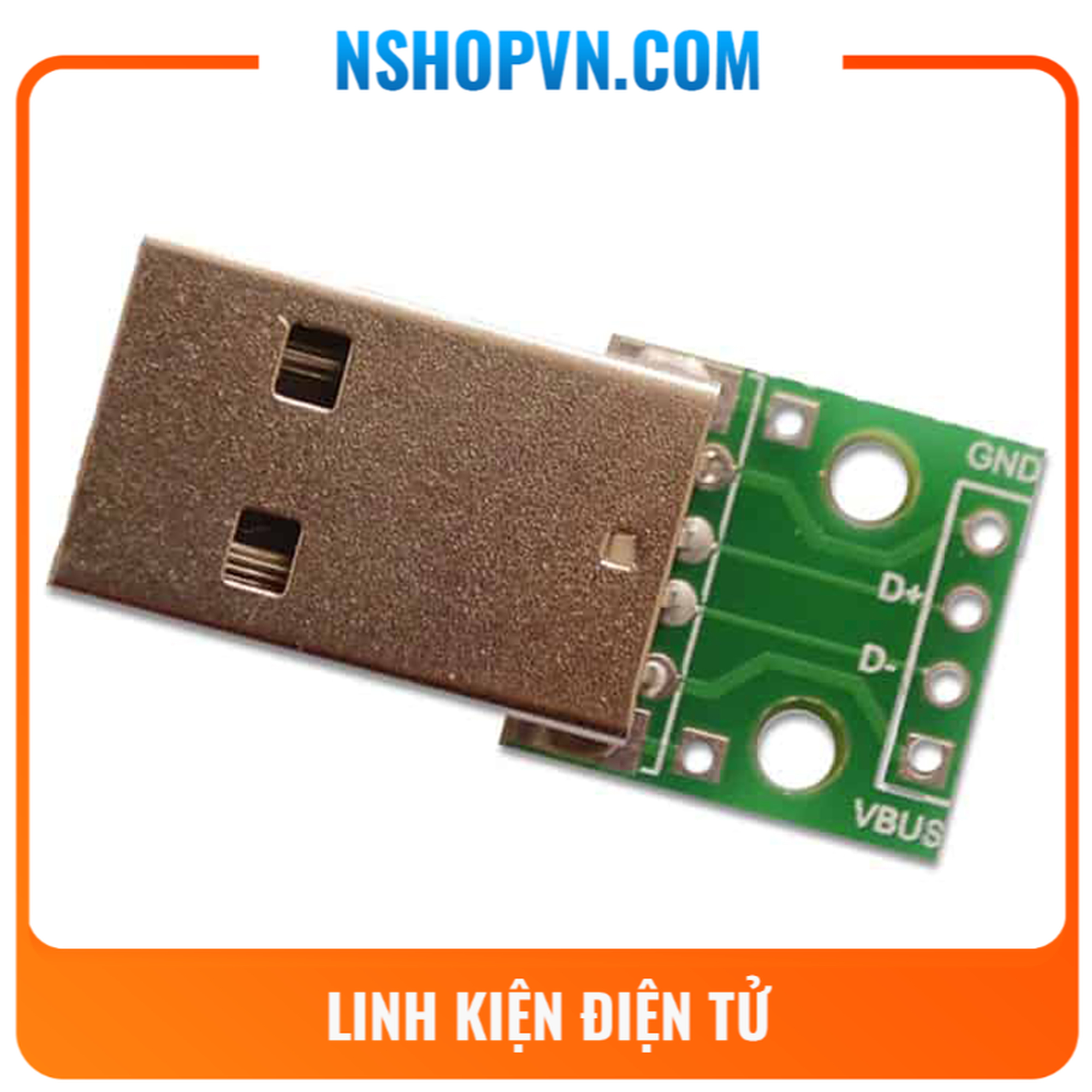 2 Đế ra chân USB đực