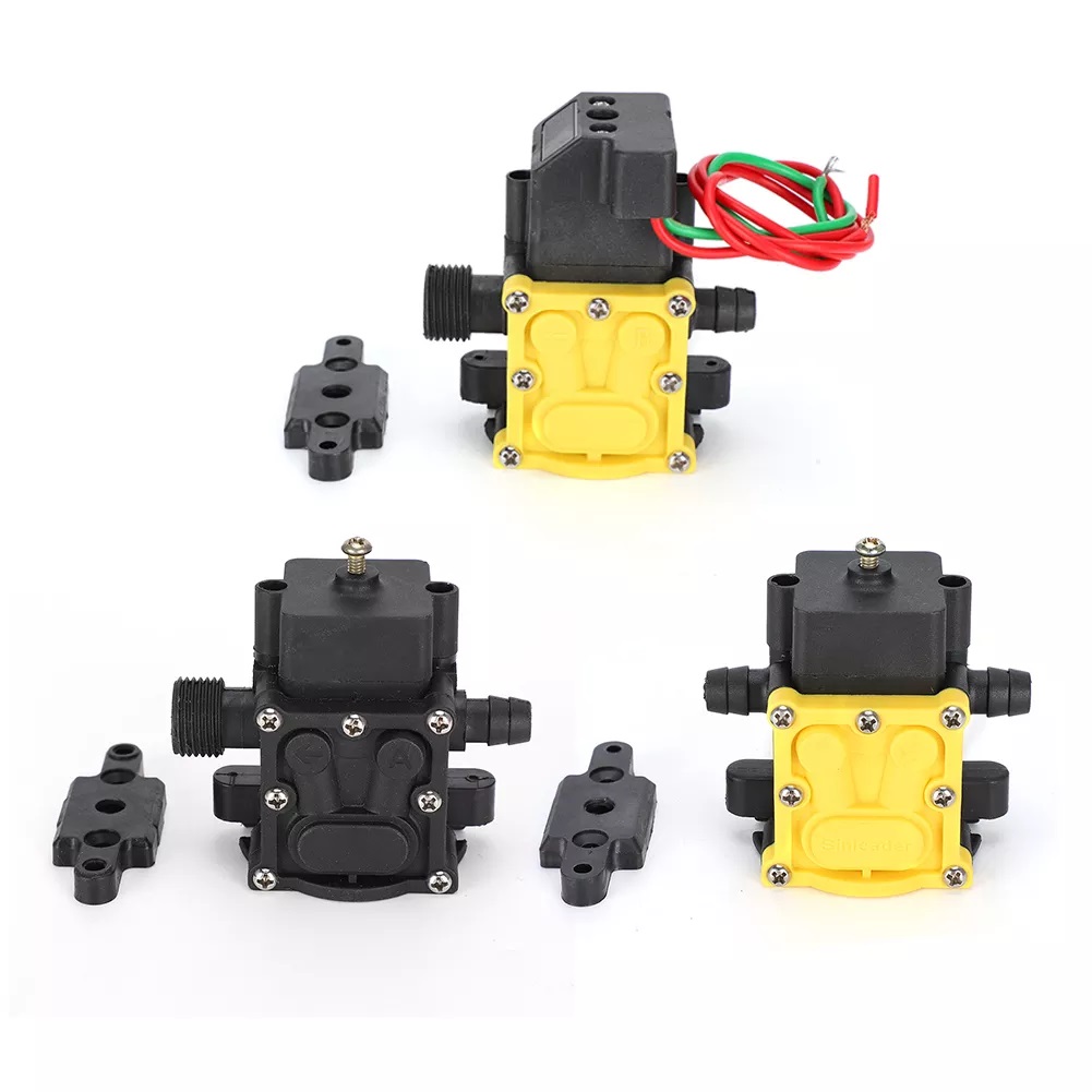 Đầu Bơm Đơn, Bơm Đôi 12V DC - Linh kiện Máy Bơm Nước Mini