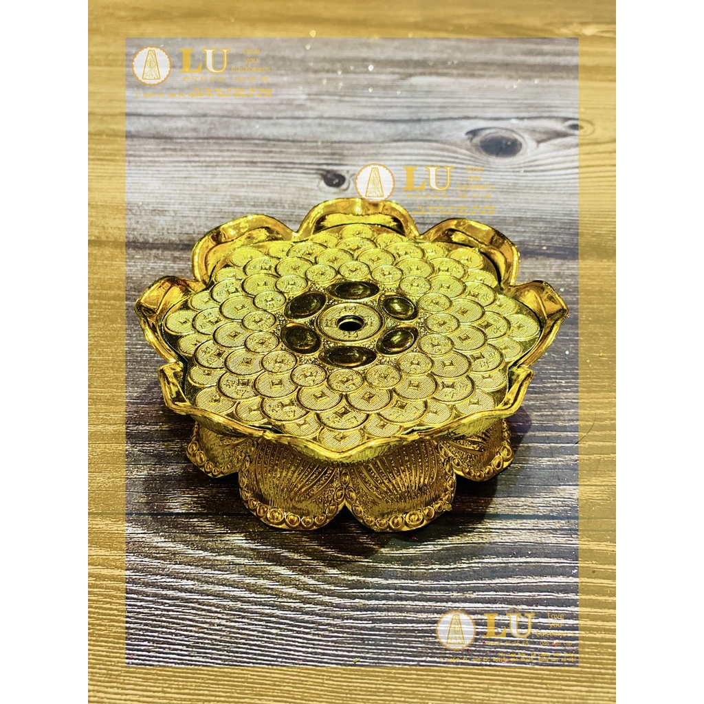 Đế oản Gold size 12cm Lu