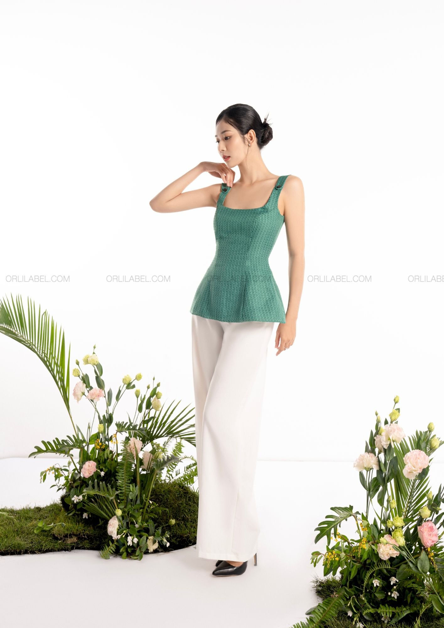 Pria Shirt - áo cổ vuông - ORLI LABEL