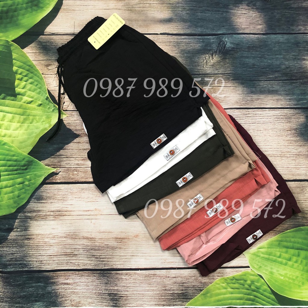 Quần sooc NỮ CHẤT ĐŨI Chất dầy dặn thoáng nhẹ mềm mát SN2002