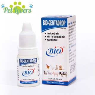 Bio - Gentadrop - 10ml Thuốc nhỏ mắt cho chó mèo thumbnail