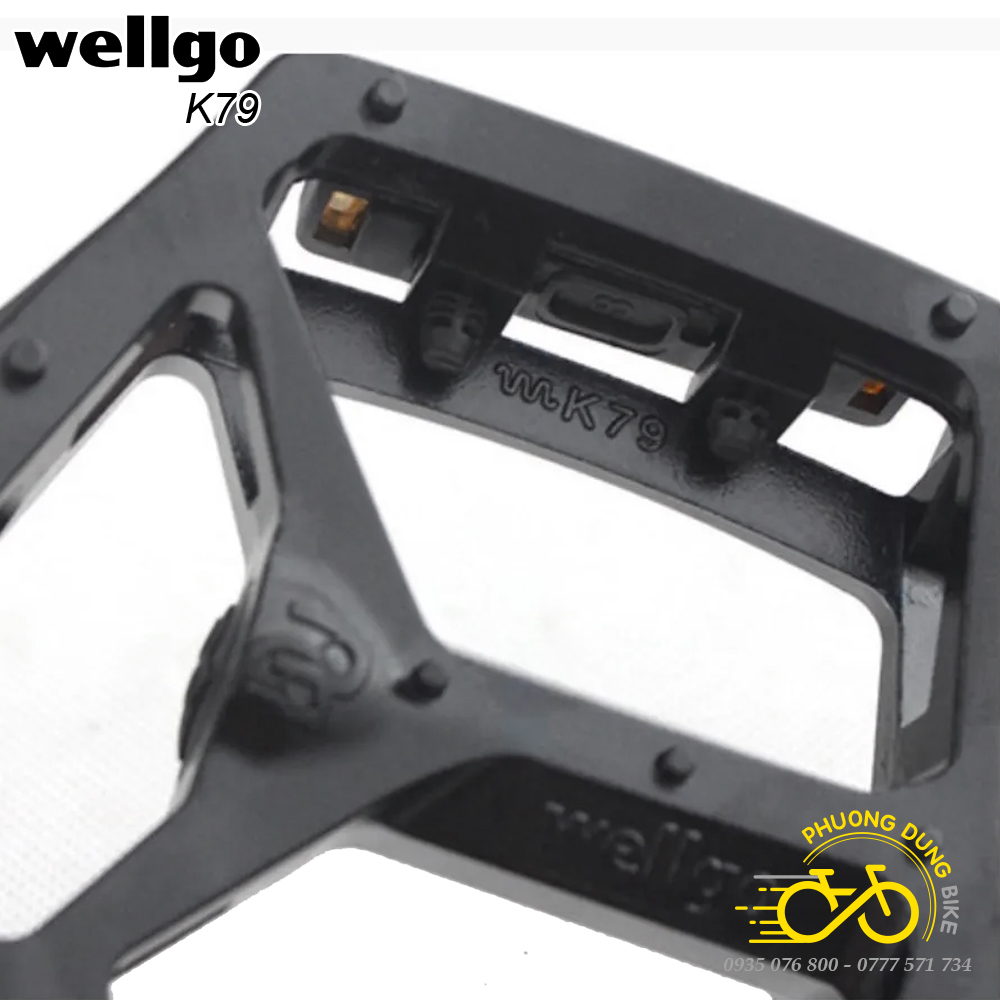 Pedan bàn đạp xe đạp WELLGO K79 VB249 (có thể gắn Strap)
