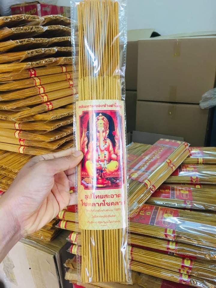 Nhang cuốn tàn đồng tiền hiệu thần Tài thái lan