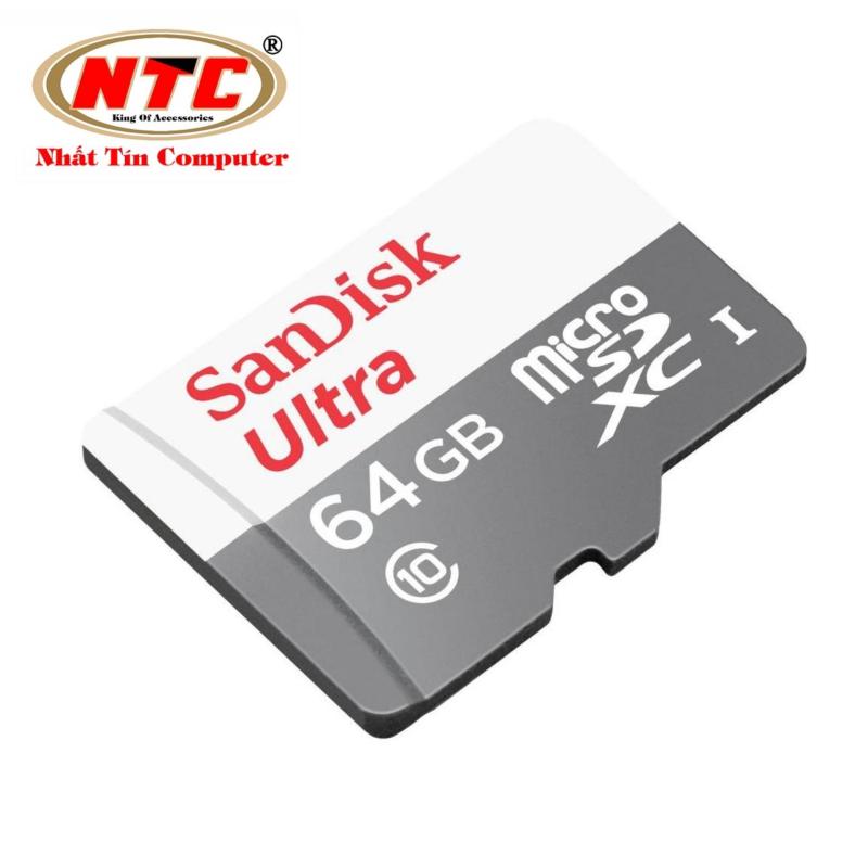 Thẻ nhớ MicroSDXC SanDisk Ultra 533X 64GB 80MB/s - Không Box (Bạc)
