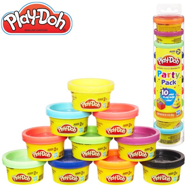 Đất Nặn PLAY DOH Ống 10 Màu