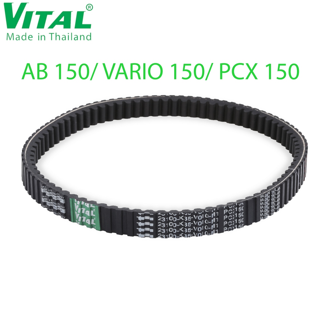 Dây curoa 2 mặt ab 125/150 pcx 125/150 vario 150 airblade 150 -2010 đến 2017 day curoa vital chính hãng thái lan