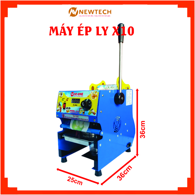 Máy ép ly Newtech X10 ép ly từ 400-1000ml