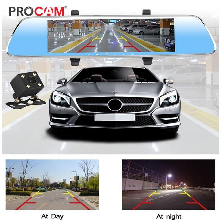 Camera hành trình Procam T98 Plus Mirror 4G, Android 5.0, Camera kép