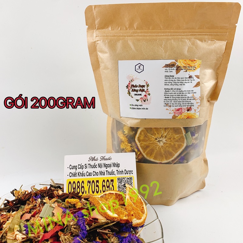 XÔNG MẶT THẢO DƯỢC ORGANIC - MỘC HƯƠNG
