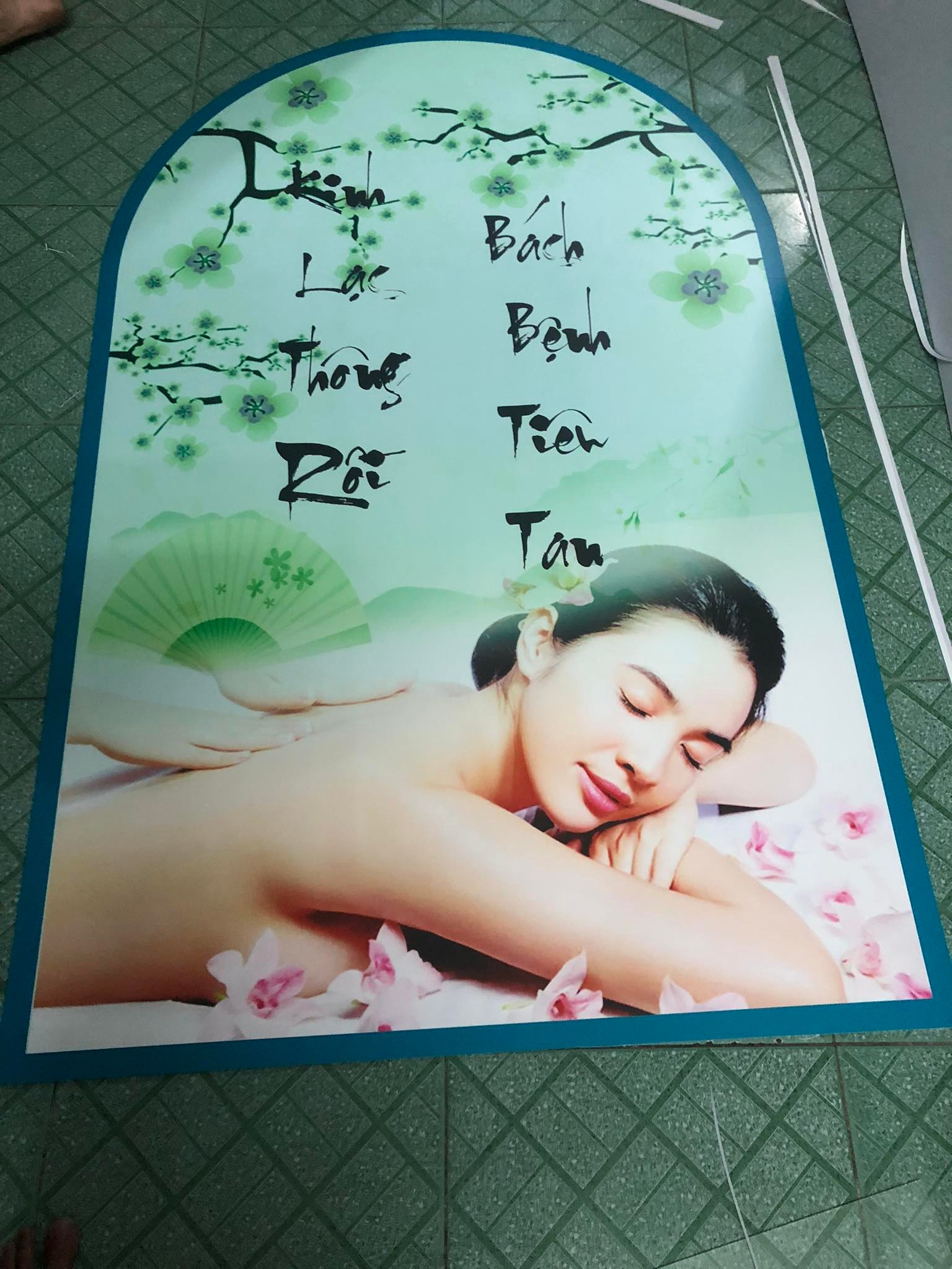TRANH SPA DƯỠNG SINH VÒNG CUNG ( 3 TRANH KT 40X60X3 = 1,2M)