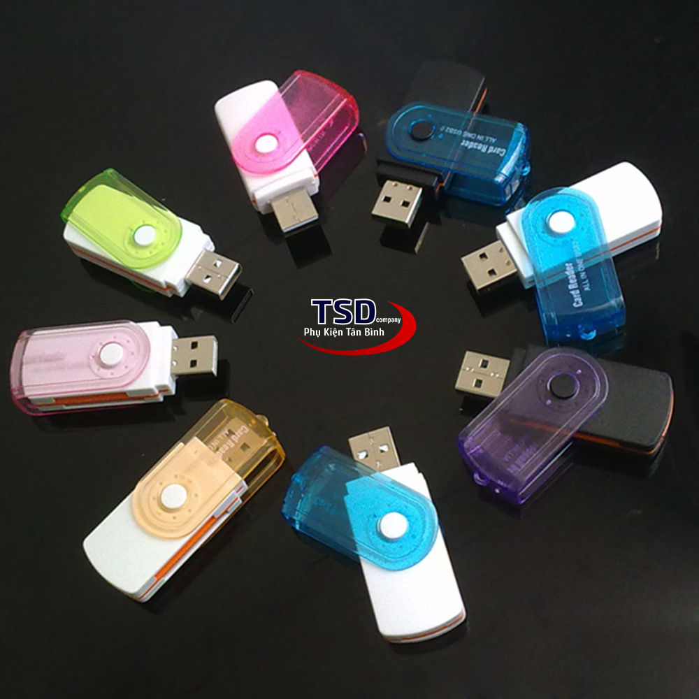 Đồ Đọc Thẻ Nhớ Xoay Đa Năng