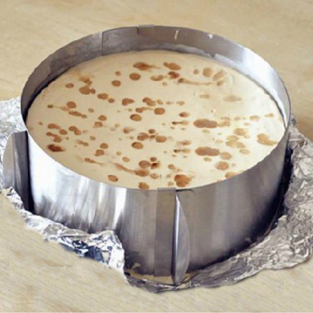 Khuôn ring mousse tròn có thể thay đổi kích thước 16 - 30cm