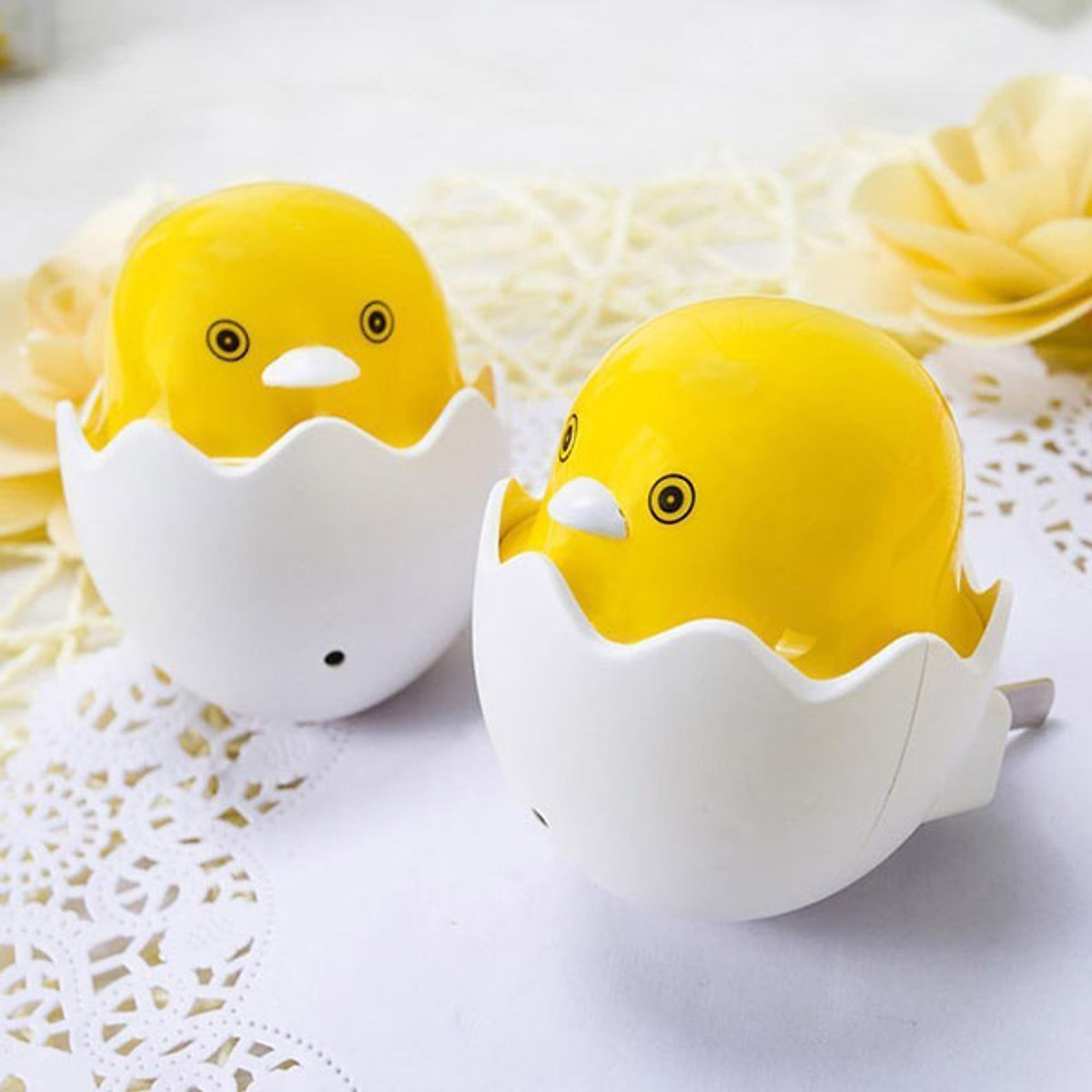 Đèn ngủ cảm ứng hình trứng cute