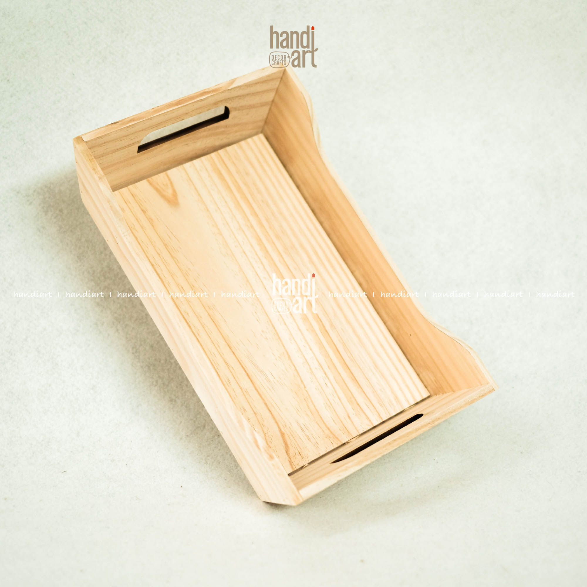 Khay gỗ gói quà, khay hình con thuyền đa năng