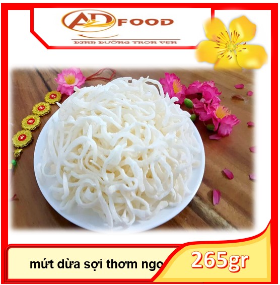 Mứt dừa non dạng sợi gói 100g