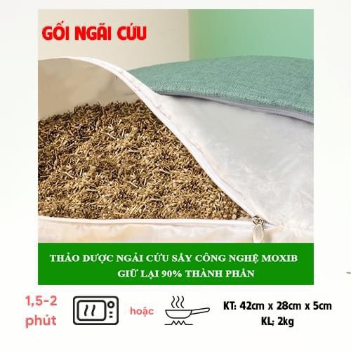Gối Thảo Dược Ngải Cứu Combo 2 Chiếc Xả Kho