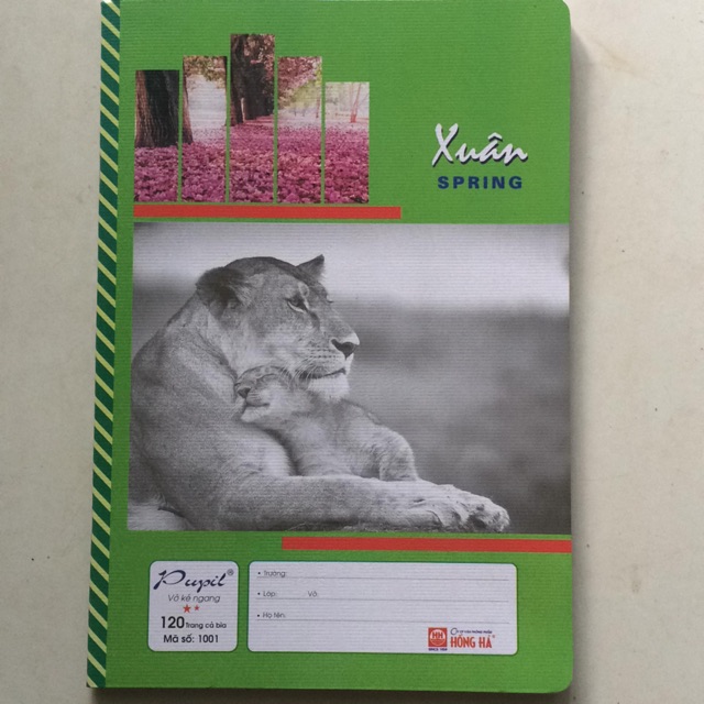 5 quyển vở kẻ ngang 120tr bốn mùa