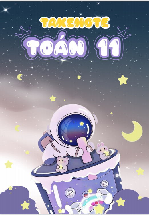 Sổ Takenote Toán 11 khổ A5