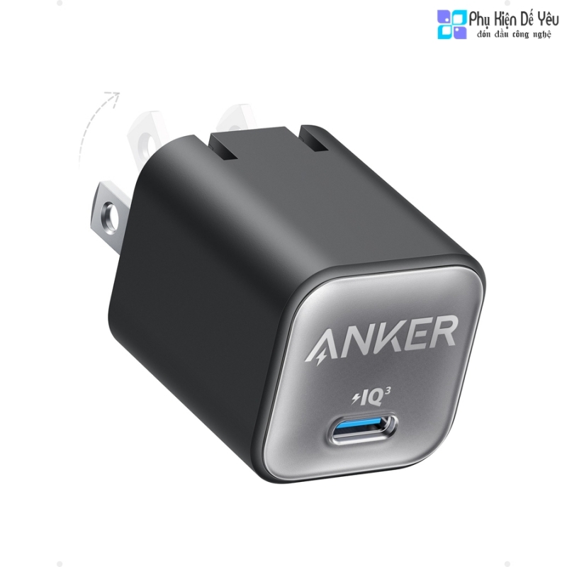 Sạc Anker 511 Nano 3, 30W - A2147  PHÂN PHỐI CHÍNH HÃNG, BẢO HÀNH 18 THÁNG